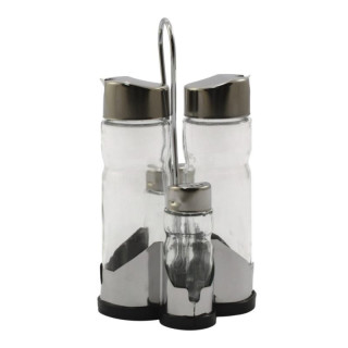 Przyprawniki  4 elementy na stojaczku BK01